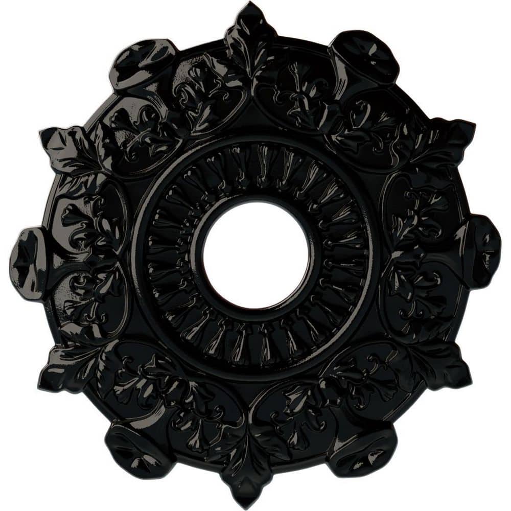 17-1/2 in. x 4 in. I.D. x 1 in. Preston Urethane Ceiling Medallion (Fits Canopies upto 4 in.), Black Pearl price history on PriceWatchPro