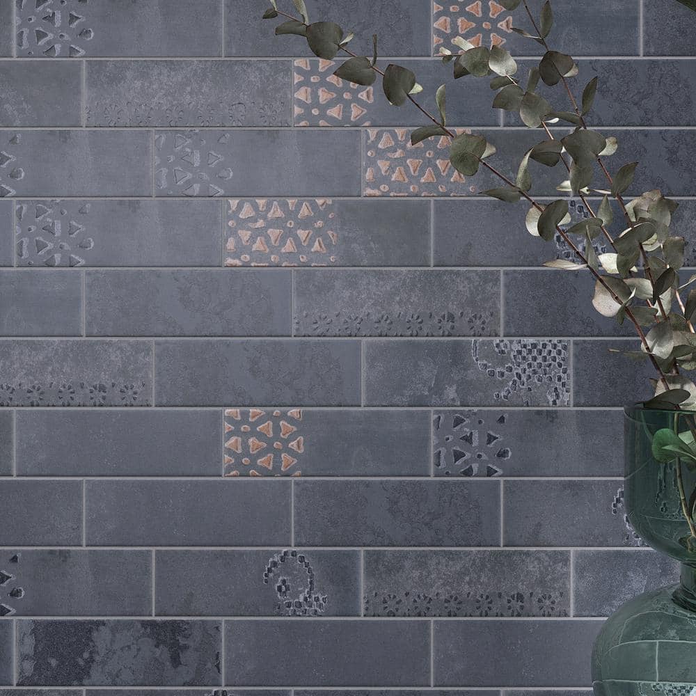 Marine Blue 3" x 8" Matte Porcelain Subway Tile