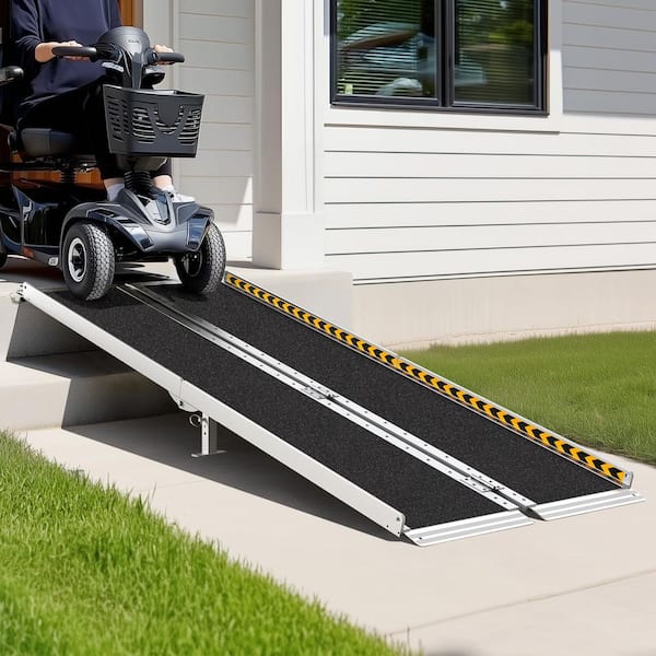 Laybus 5 ft. Ramp for Wheelchair for Home Steps, 800 lb. Load