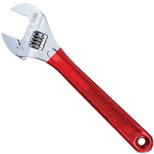 1-1/2 in. Extra Capacity Adjustable Wrench with Plastic Dipped Handle