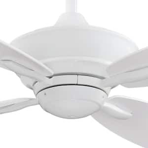 New Era 52 in. Indoor White Ceiling Fan with Remote Control