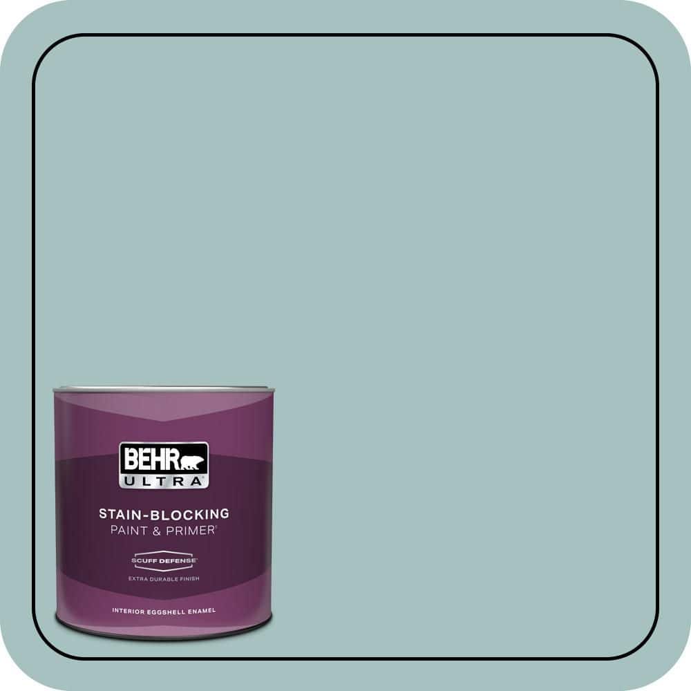1 qt. #500F-4 Swan Sea Extra Durable Eggshell Enamel Interior Paint & Primer price history on PriceWatchPro