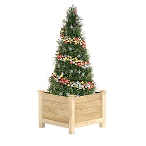 24 in. L x 24 in. W x 21 in. H Original Cedar Elevated Planter