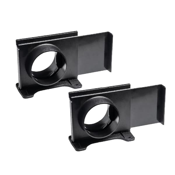 ‎POWERTEC 4 in. Wall Mounting Blast Gate with Bracket for Dust Collector, Dust Collection Fittings (2-Pack)