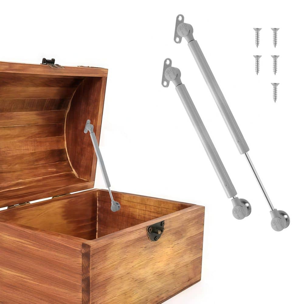2-Pack Soft Close Toy Box Hinges for Heavy Curved, Round, Arched and Flat Lids, 150N Gas Strut Spring Safety Hinges price history on PriceWatchPro