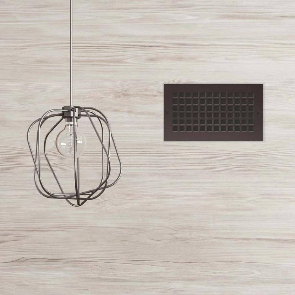 Oil Rubbed Bronze 10" x 4" Aluminum Floor and Wall Grille