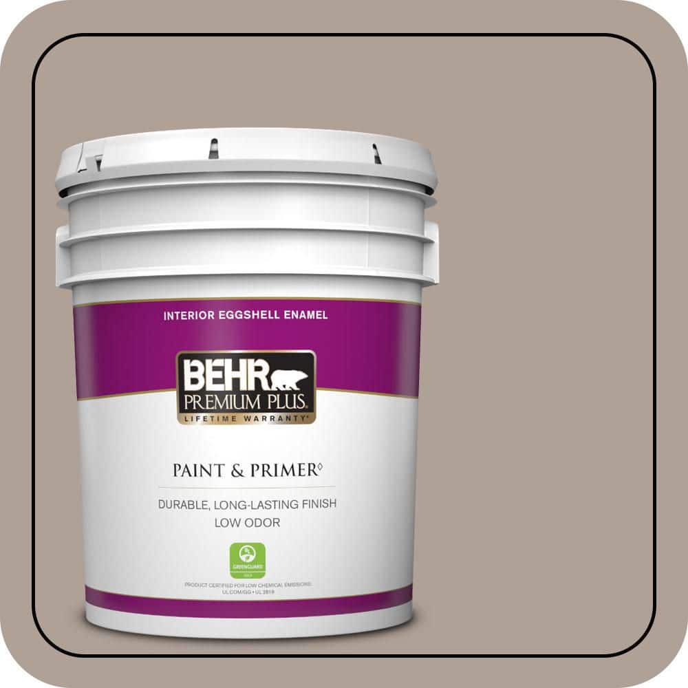 5 gal. #N180-4 Moleskin Eggshell Enamel Low Odor Interior Paint & Primer price history on PriceWatchPro