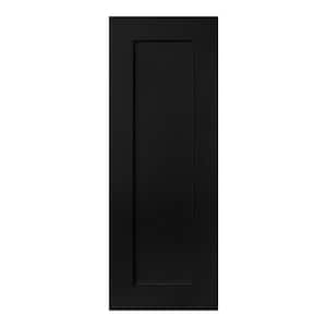 Avondale 12 in. W x 30 in. H Wall Cabinet Flush End Panel in Raven Black