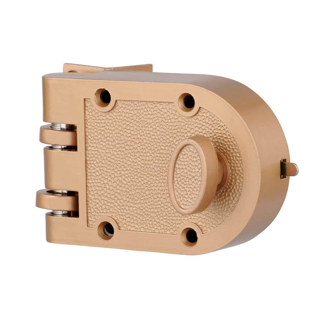 Brushed Brass Diecast Single Cylinder Deadbolt