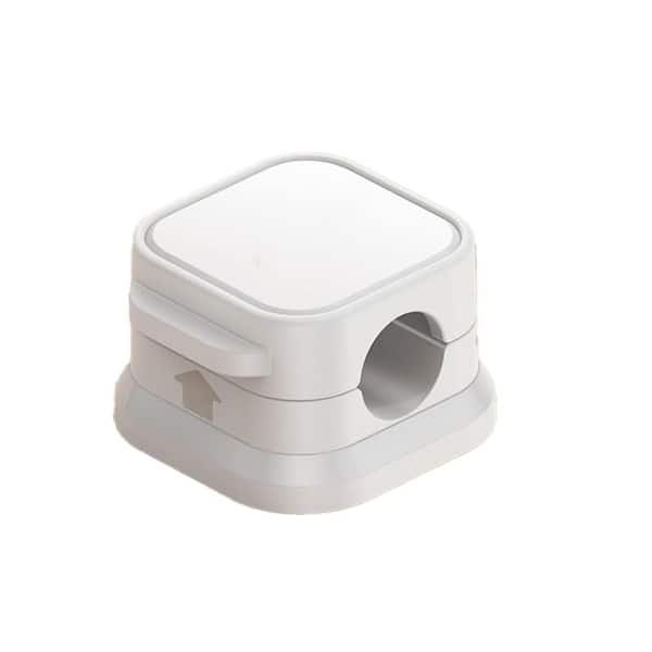 Lukyamzn Magnetic Cable Clips 6 Pack Smooth Adjustable Cord Holder Under Desk Cable Management Adhesive Organizer for Home Office