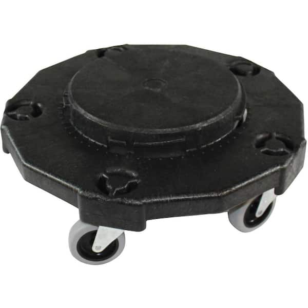 Genuine Joe Round Trash Can Dolly for 32 Gal. or 44 Gal. Trash Cans
