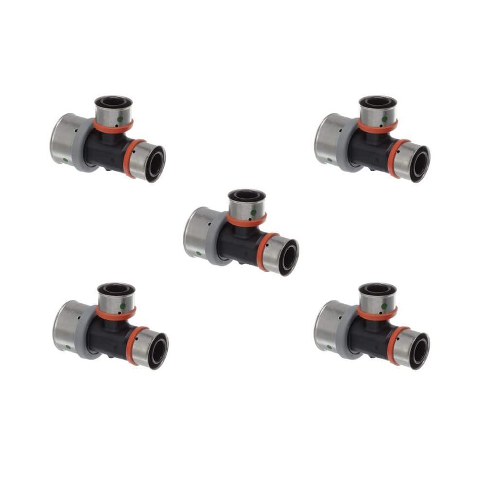 PureFlow 1-1/2 in. x 1 in. x 1 in. Press Polymer Tee (5-pack) price history on PriceWatchPro