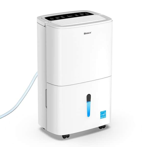 150 pt. 7,000 sq. ft. Dehumidifier in White with Pump, Wi-Fi Enabled, Auto Defrost, Large 14.8 pt. Bucket, 24 H Timer