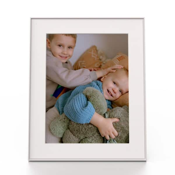 Walden by Aura 15 in. Clay with White Mat Digital Picture Frame with Wi Fi 1600 x 1200