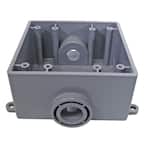 Cantex 3/4 in. 2-Gang FSC Electrical Box R5133371 - The Home