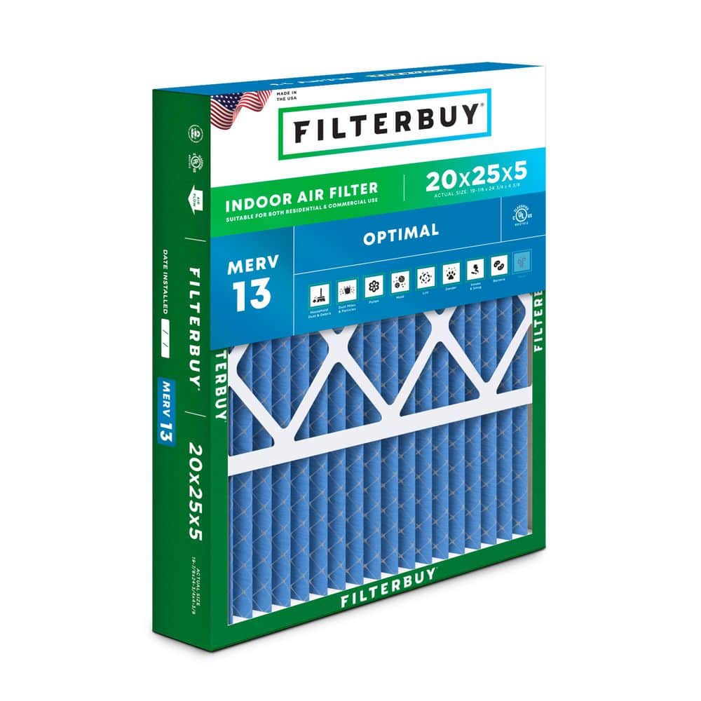 20 in. x 25 in. x 5 in. MERV 13 (FPR 10) Health Defense Pleated HVAC AC Furnace Air Filters for Honeywell (1-Pack) price history on PriceWatchPro