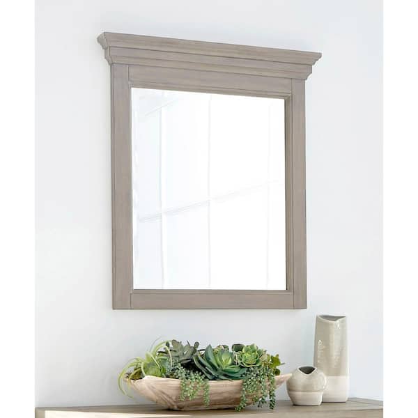 HOMESTYLES Mountain Lodge Gray Wall Mirror