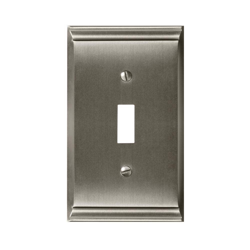 Nickel 1-Gang Toggle Wall Plate (1-Pack)