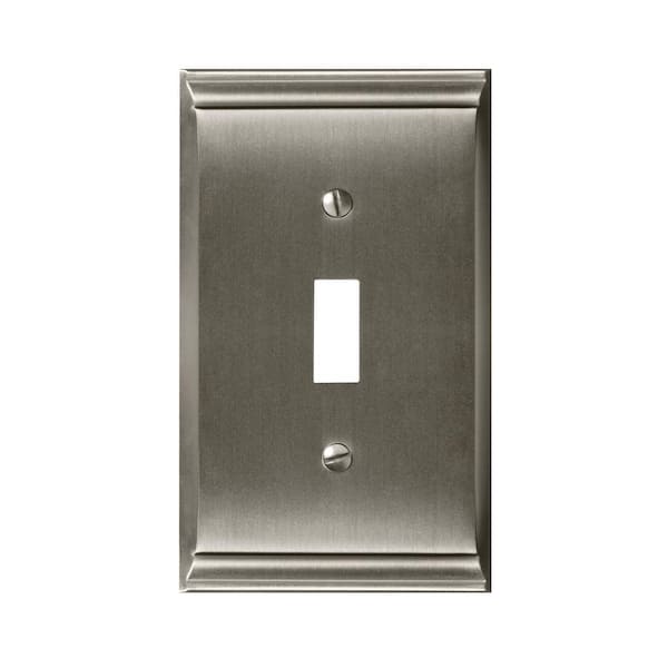 Nickel 1-Gang Toggle Wall Plate (1-Pack)