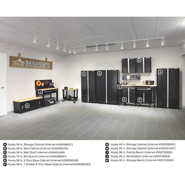 BLACK & DECKER Wood Composite Garage Cabinet (31.38-in W x 24.88-in H x  11.75-in D) at