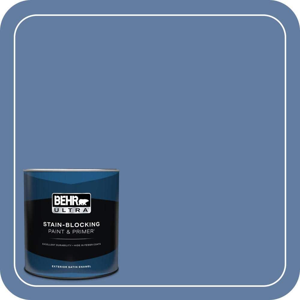 1 qt. #600D-6 Blueberry Patch Satin Enamel Exterior Paint & Primer price history on PriceWatchPro