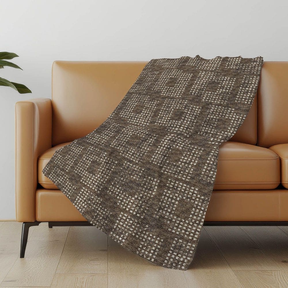 Premium Machine Washable ASB33 Brown 50 in. x 70 in. Sherpa Throw Blanket price history on PriceWatchPro