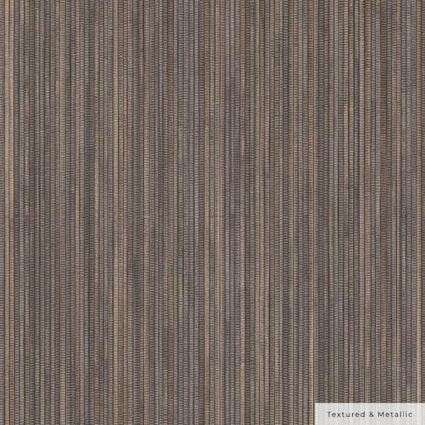 Tempaper Metallic Bronze Faux Grasscloth Vinyl Peel and Stick Textured Wallpaper Roll (Covers 56 sq. ft.)