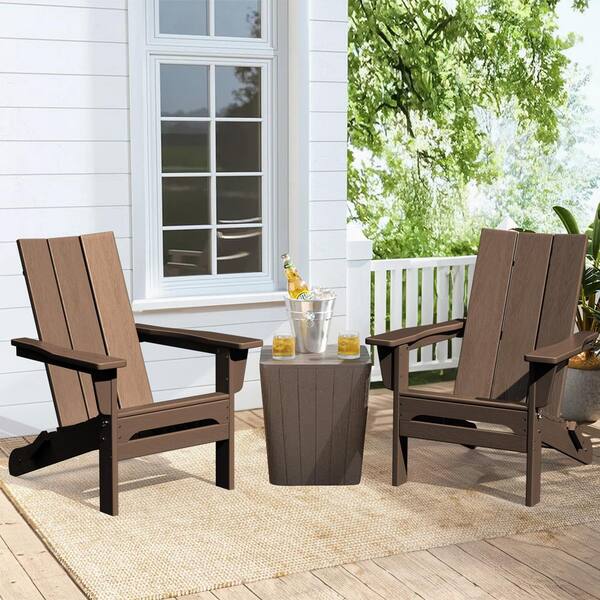 Serwall Adirondack Chairs With Cup Holders Plastic Serwall HDPE