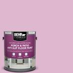 1 gal. #M120-3 Pink Wink Textured Low-Lustre Enamel Interior/Exterior Porch and Patio Anti-Slip Floor Paint