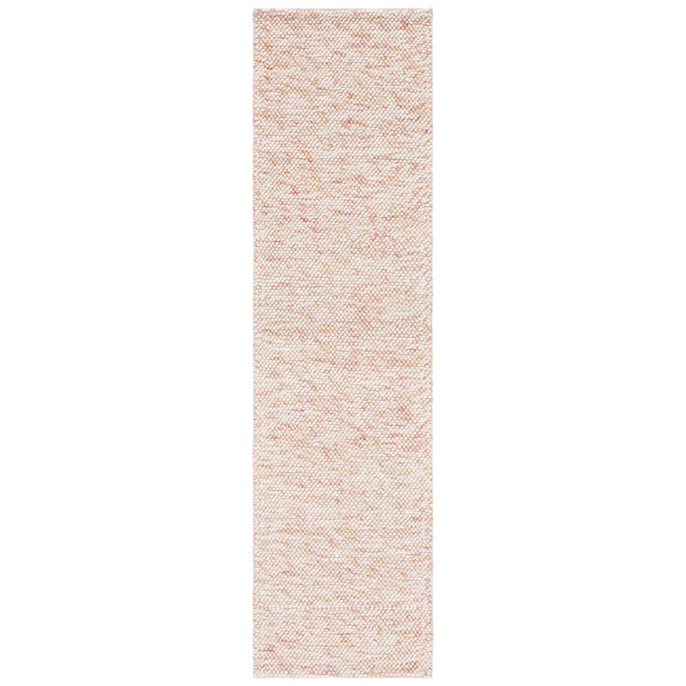 Natura 2 ft. x 9 ft. Red/Ivory Uniform Marle Runner Rug price history on PriceWatchPro