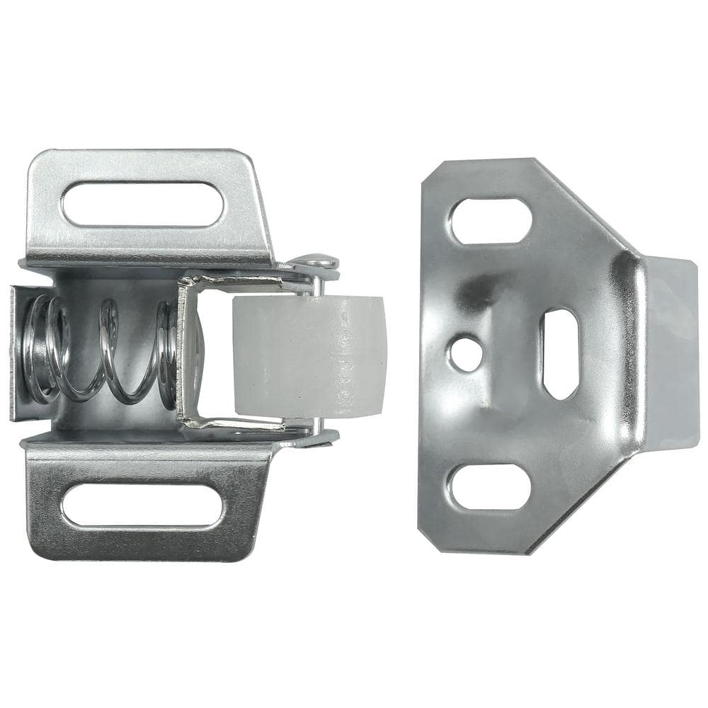 Silver Steel Roller Cabinet Catch Latch