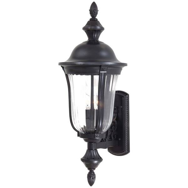 the great outdoors by Minka Lavery Morgan Park 3-Light Heritage Outdoor Wall Mount Lantern