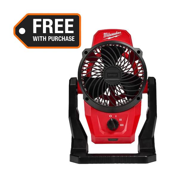 M12 12-Volt Lithium-Ion Cordless Jobsite Fan (Tool-Only)
