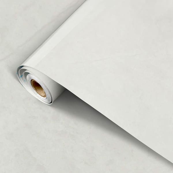 Marble Contact Paper Self Adhesive Peel, Stick Wallpaper Removable Kitchen Countertop Paper (Beige 15.7 in. x 196.8 in.)