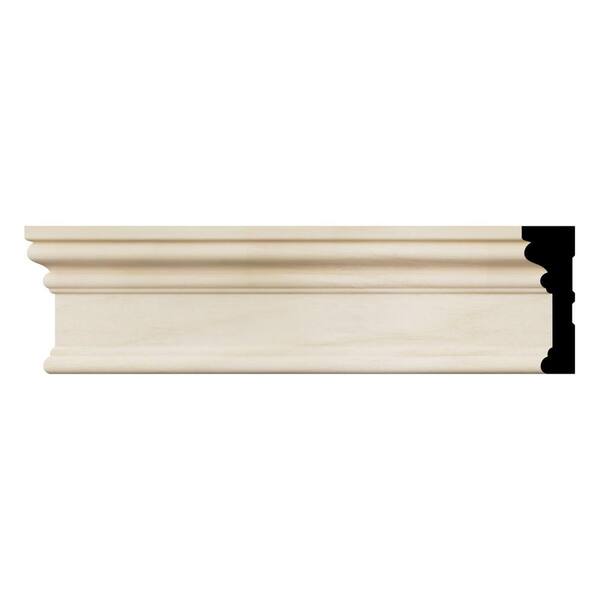 BRB3 0.69 in. D x 2.25 in. W x 96 in. L Wood (Poplar) Baby Howe Casing Moulding