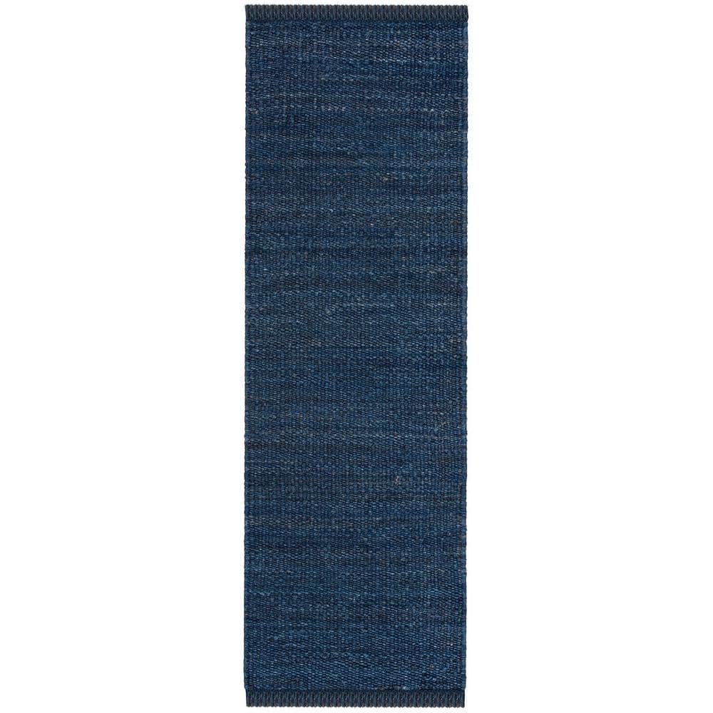 Natural Fiber Navy 3 ft. x 10 ft. Solid Runner Rug price history on PriceWatchPro