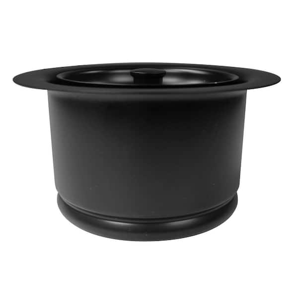 Houzer 190-9565 3.5-inch Matte Black Disposal Flange