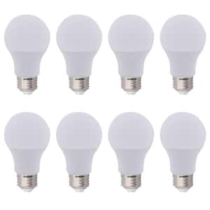 60-Watt Equivalent A19 Non-Dimmable Energy Efficient LED Light Bulb Soft White (8-Pack)