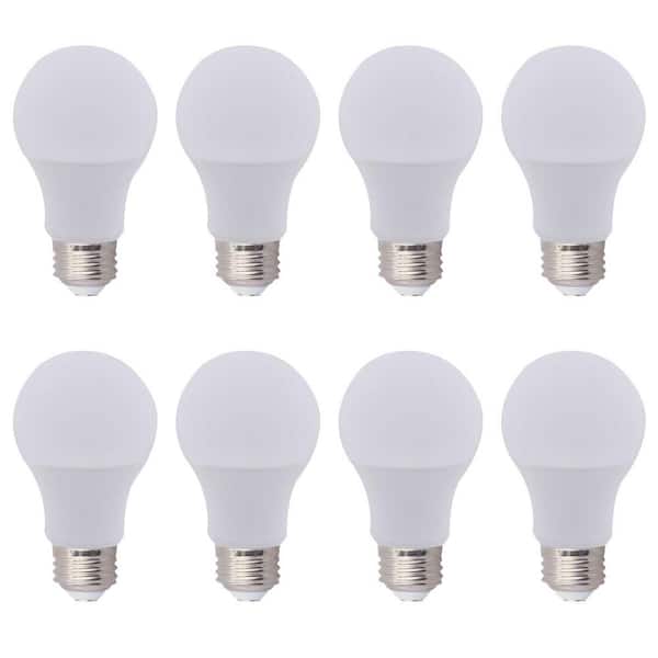 Unbranded 60-Watt Equivalent A19 Energy Efficient LED Light Bulb Soft White (8-Pack)