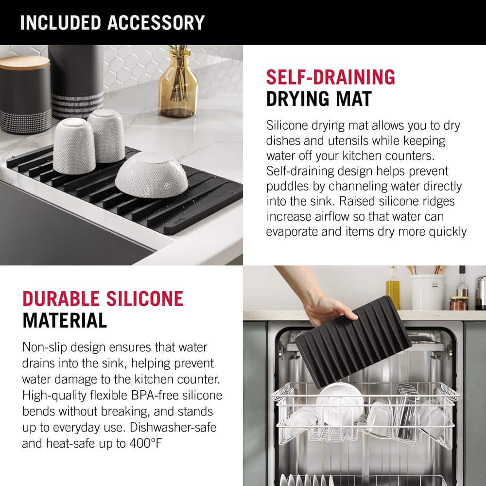Delta 24-Inch Stainless Steel Undermount Workstation Sink