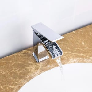 Marsh Single-Hole Single-Handle Bathroom Faucet in Chrome