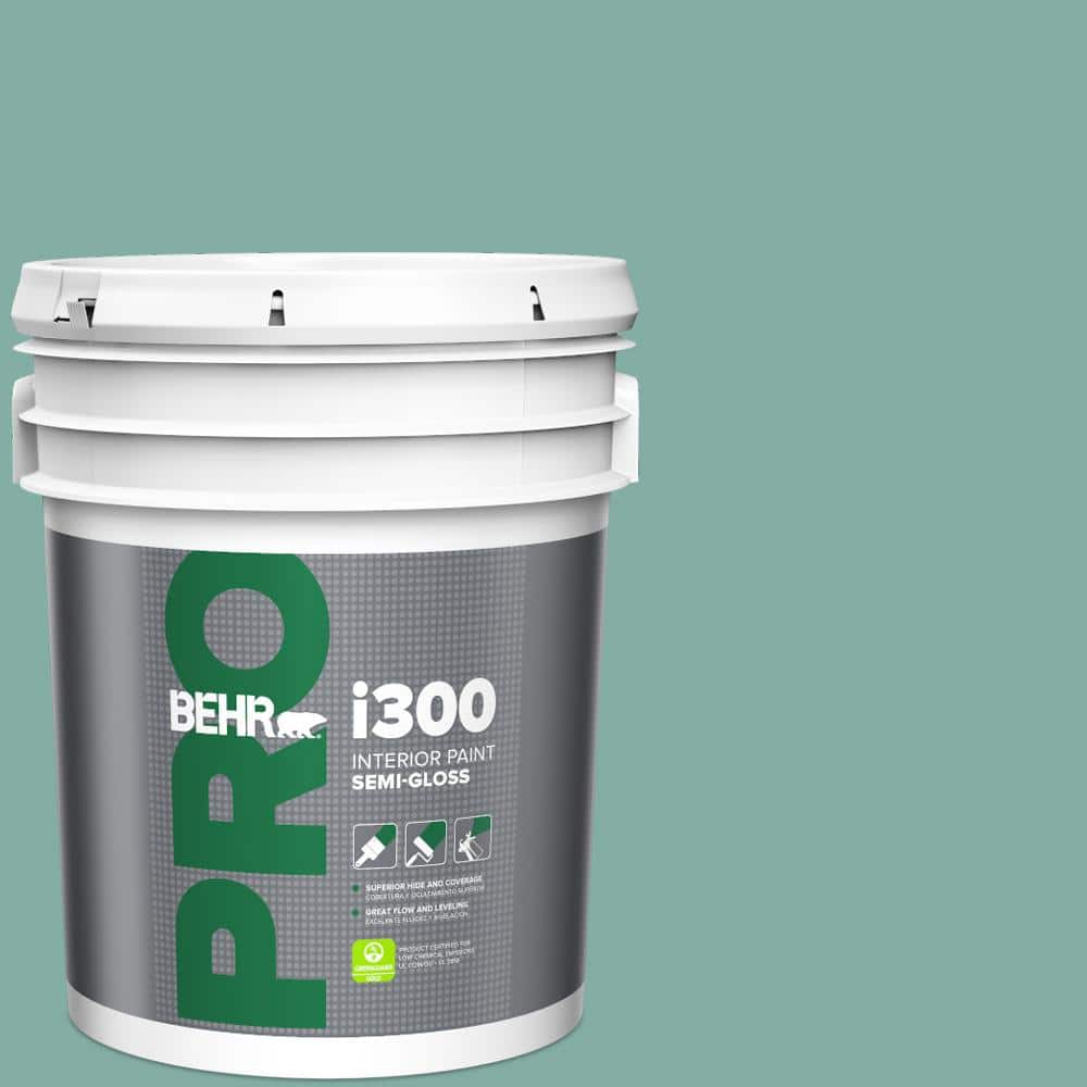 5 gal. #M440-4 Summer Dragonfly Semi-Gloss Interior Paint -  BEHR PRO, ZZ156158