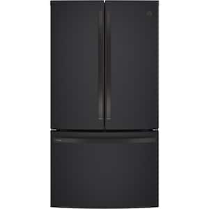 23.1 cu. ft. French Door Refrigerator in Black Slate, Counter Depth, Fingerprint Resistant and ENERGY STAR