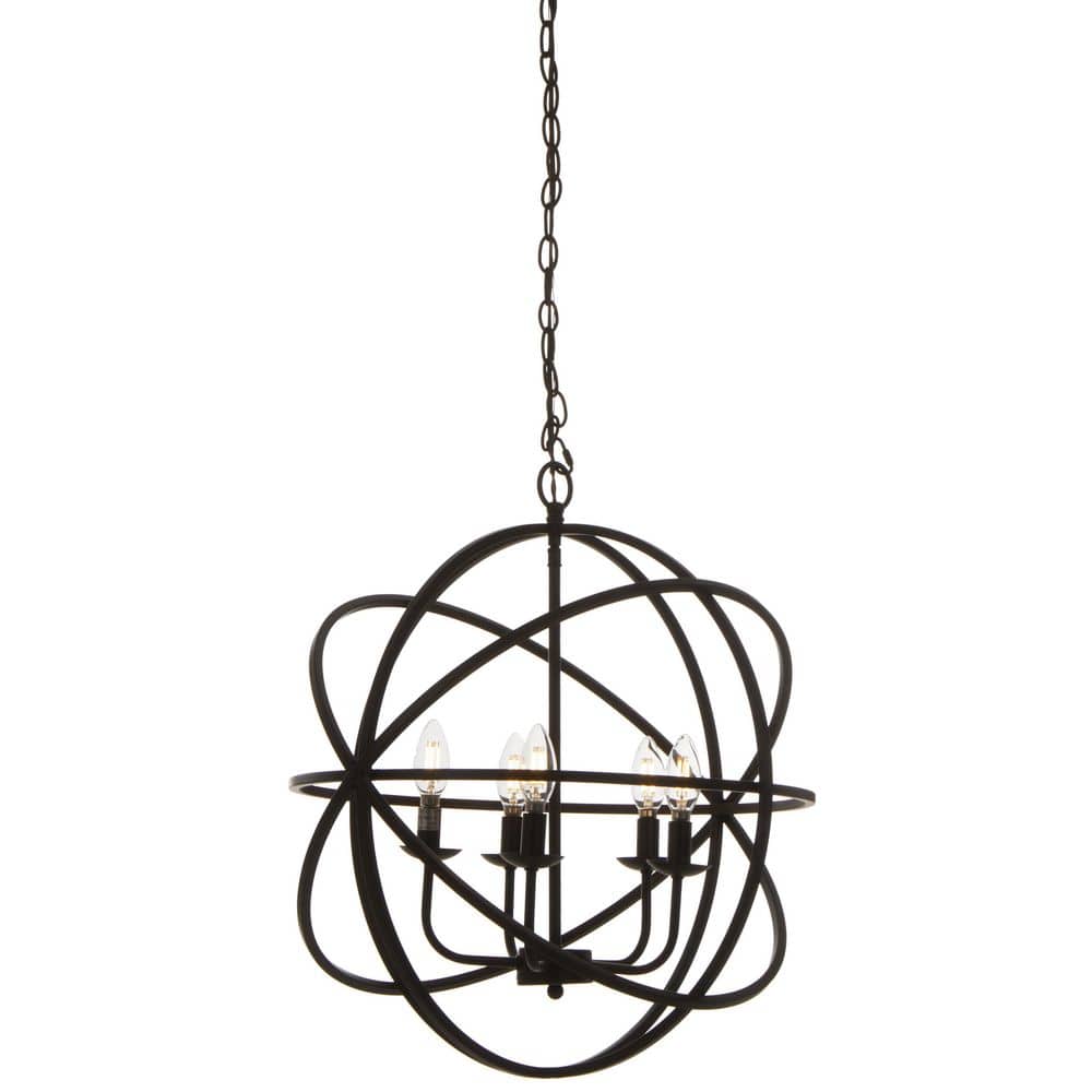 Biella Collection 4 Light Small Brass & Crystal Chandelier