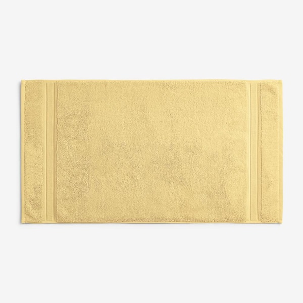 Company Cotton Pale Yellow Cotton Bath Mat