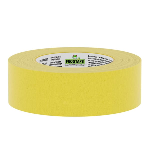 DOITOOL 5 Rolls Masking Tape Automotive Painters Tape Finishing Tape Craft  Tape Labeling Tape Easy- Tear Painter Tape Yellow Painters Tape 1 Inch Wide  Fine Line Tap Faucet Car Crepe Paper: 