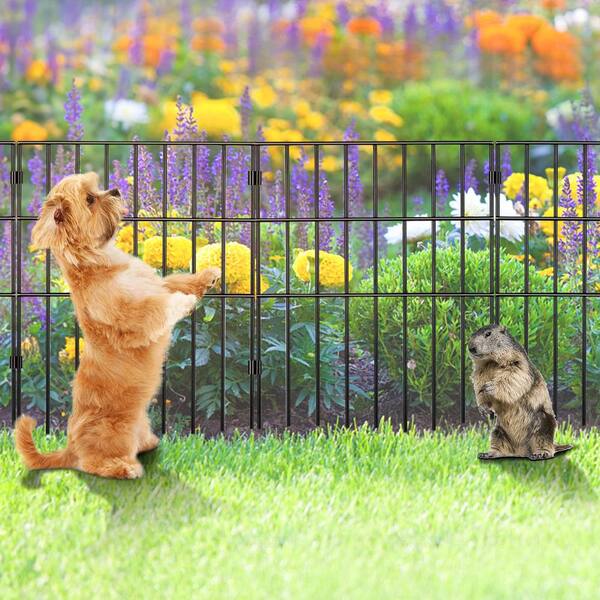 Pool Fence Short Fences For Dogs VEVOR Garden Fence No Dig Fence