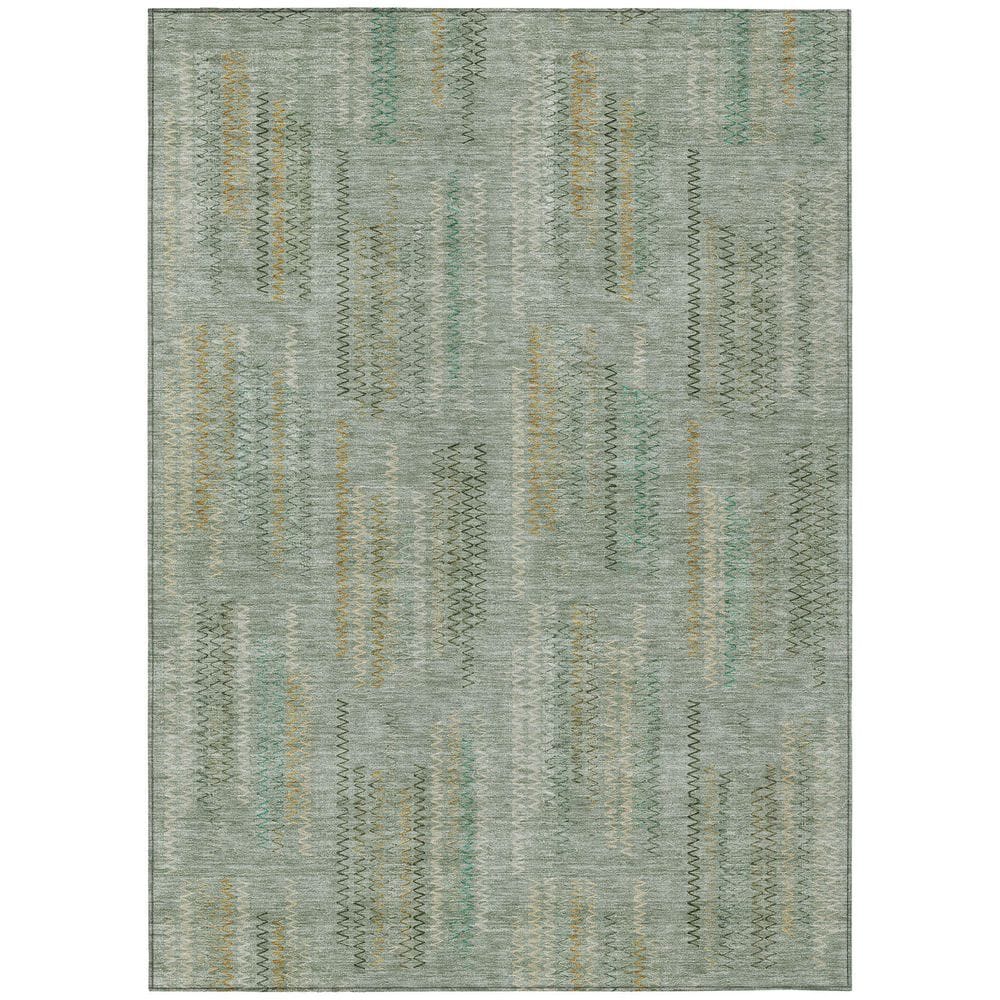 Chantille Machine Washable Indoor/Outdoor Abstract ACN2887 Aloe 9 ft. x 12 ft. Area Rug price history on PriceWatchPro