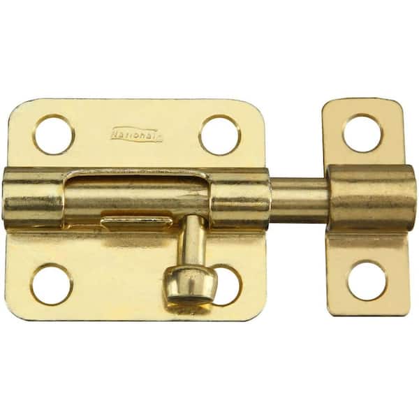 National Hardware 2-1/2 in. Barrel Bolt in Brass