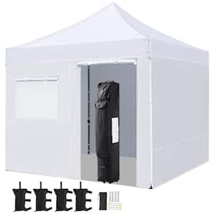 10 ft. x 10 ft. Pop-Up Tent, Waterproof with 4 Removable Sidewall Panels